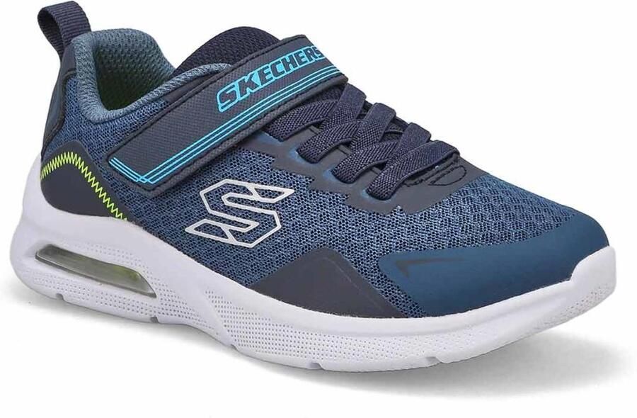 Skechers Microspec Max jongens sneaker Blauw