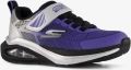 Skechers Microspec Max Velocity jongens sneakers blauw grijs - Blauw