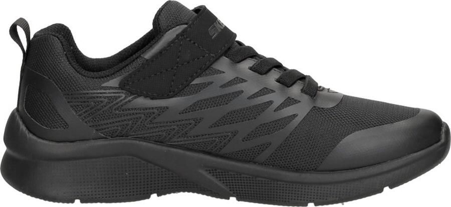 Skechers Microspec Texlor 403770L BBK voor een Zwart Sneakers