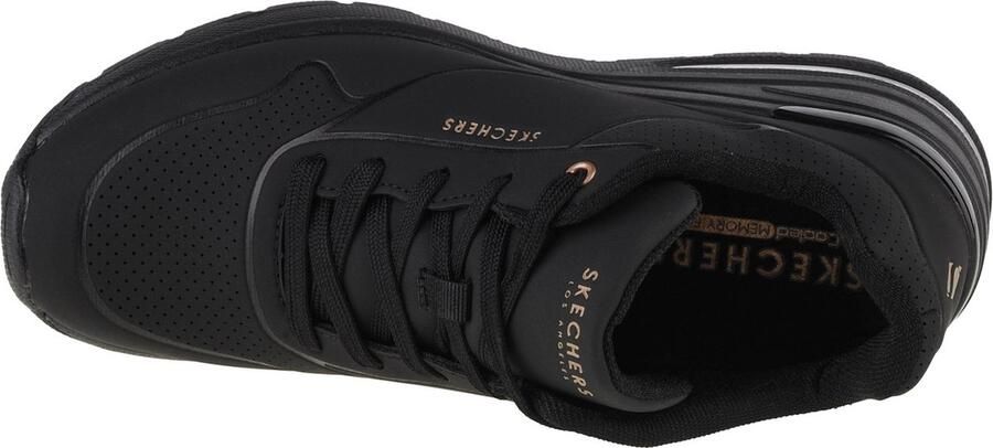 Skechers Million Air-Elevated Air 155401-BBK Vrouwen Zwart Sneakers - Foto 4
