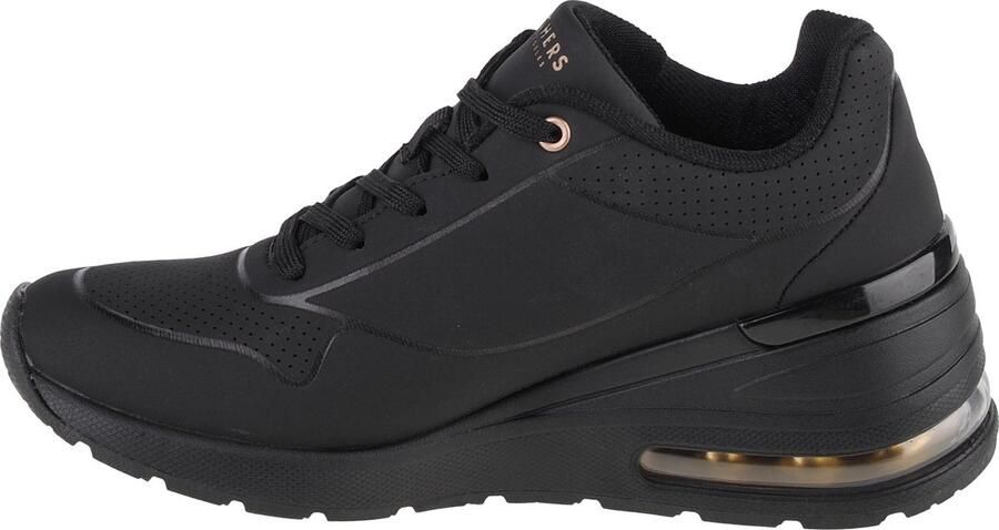 Skechers Million Air-Elevated Air 155401-BBK Vrouwen Zwart Sneakers - Foto 3