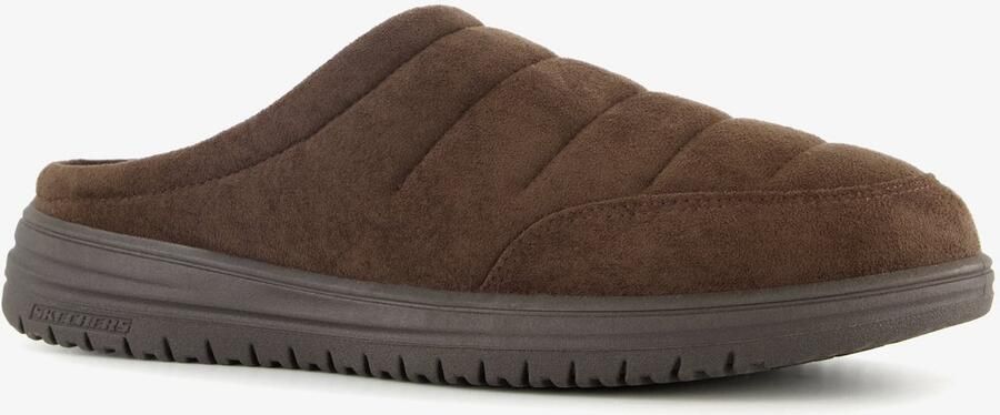 Skechers Relaxed Fit Murette Garvanza heren pantoffels bruin Sloffen