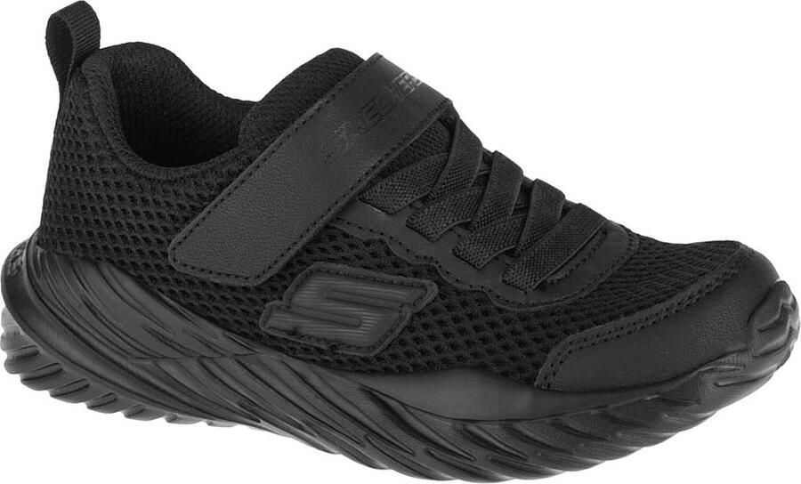 Skechers Nitro Sprint Kordon 400083L BBK voor een jongen Zwart Sneakers Sportschoenen