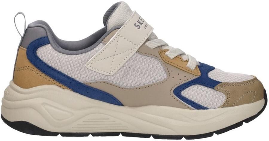 Skechers Nova Jogger Prime Ave Sneaker Beige-Blauw