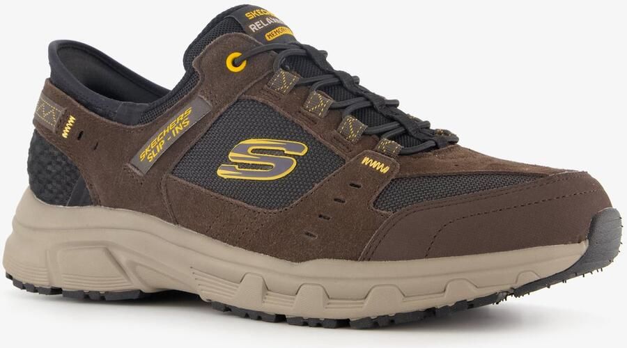Skechers Slip-ins heren wandelschoenen cat. A bruin Extra comfort Memory Foam - Foto 4