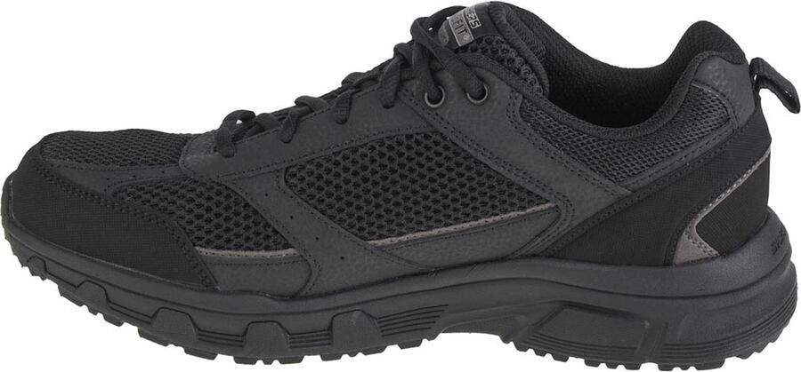 Skechers Oak Canyon Verketta 51898 BBK Mannen Zwart Sneakers Sportschoenen