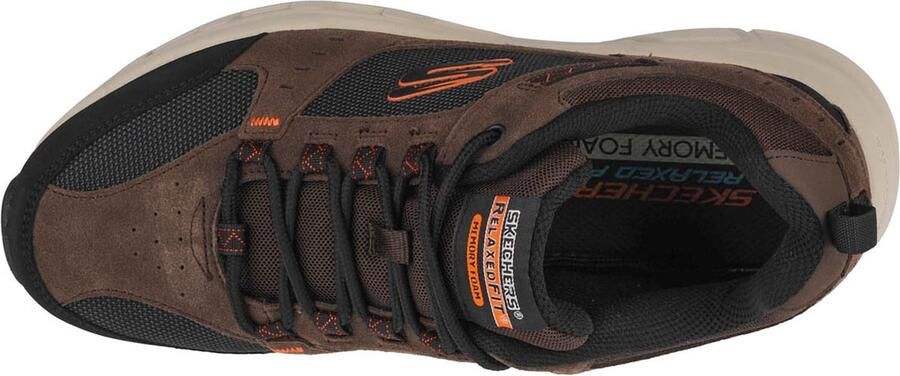 Skechers Oak Canyon 51893-CHBK Mannen Bruin Trekkingschoenen Sportschoenen - Foto 4