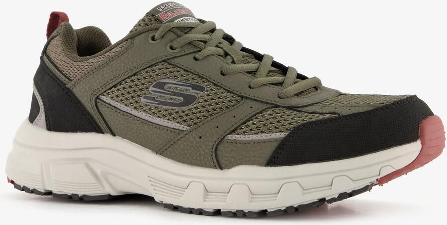 Skechers Oak Canyon heren wandelschoenen cat. A groen Extra comfort Memory Foam