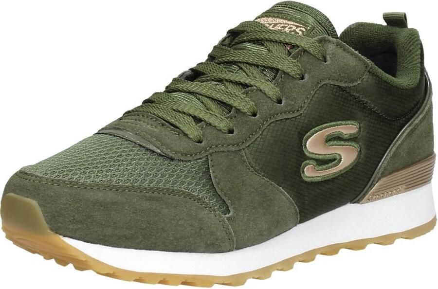 Skechers Sneakers GoldN Gurl Vrijetijdsschoen halfschoen veterschoen met air-cooled memory foam - Foto 5