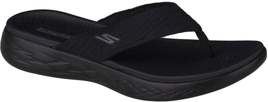 Skechers On The Go 600 Sunny Vrouwen Zwart Slippers