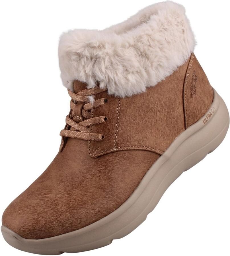 Skechers dames enkellaarsjes On-The-Go Encore Phoebe bruin 144833-CSNT