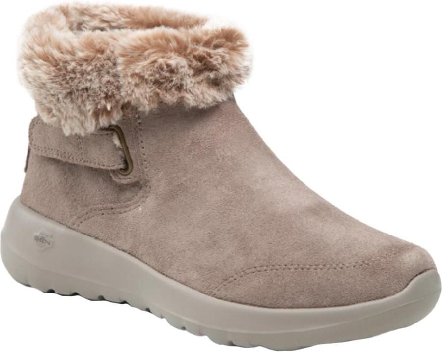 Skechers ON-THE-GO JOY FIRST GLANCE Dames Leren Laarzen Beige 144041-DKTP