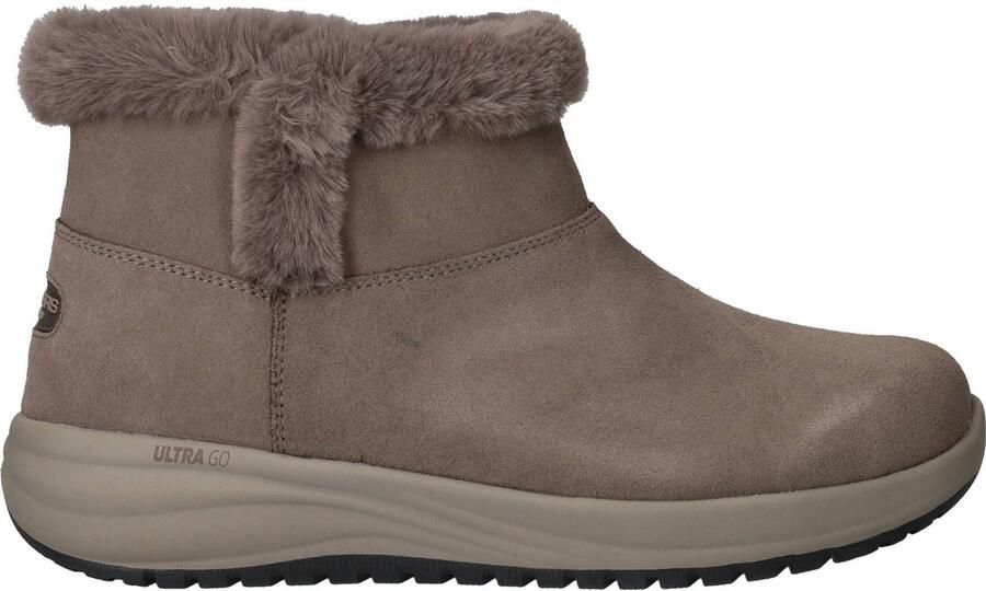 Skechers on the go stellar enkellaarsjes taupe Dames - Foto 3