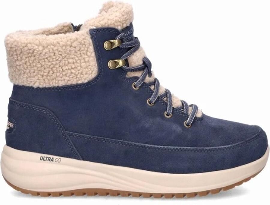 Skechers On The Go Stellar dames veterboot Donkerblauw