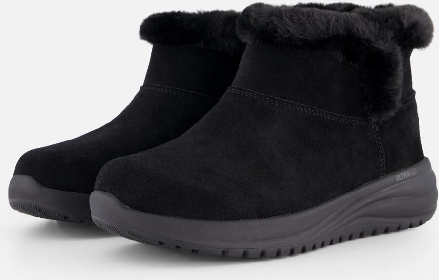 Skechers on the go stellar enkellaarsjes zwart Dames