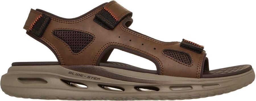 Skechers ORVAN SD GAMBLE Heren Slippers Bruin