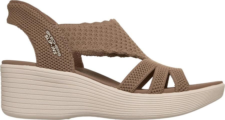 Skechers PARALLEL LITE SUMMER INVITE Dames Sandalen Mokka