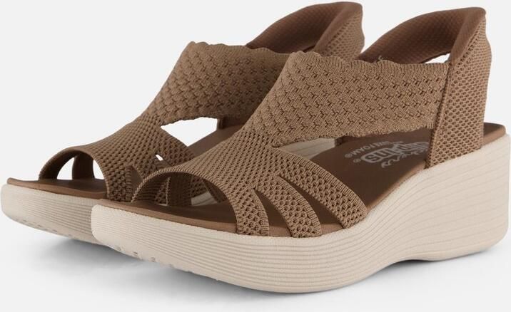 Skechers PARALLEL LITE SUMMER INVITE Dames Sandalen Mokka