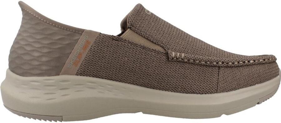 SKECHERS Sportieve veterschoen 'Slip-Ins Parson Ralven' beige