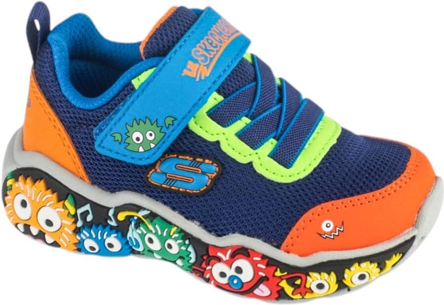 Skechers Play Scene voor een jongen Marineblauw Sneakers