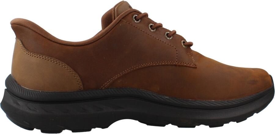 Skechers Heren Pollard Colt Slip Ins Relaxed Fit Schoenen Dark Brown
