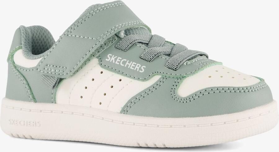 Skechers Quick Street kinder sneakers mintgroen wit