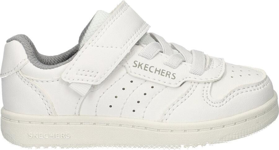 Skechers Quick Street Klittenband Laag Sneakers Unisex Wit