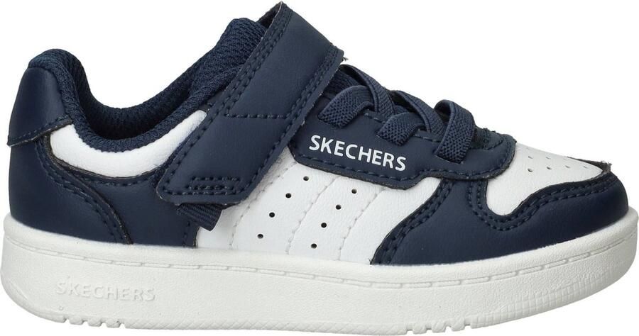 Skechers Klittenbandschoen 405638N NVW Quick Street Blauw Wit