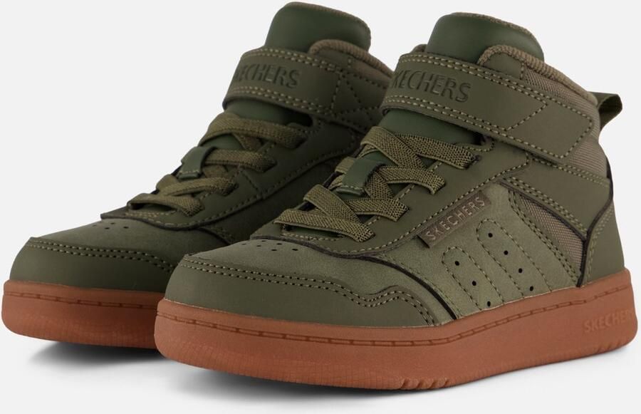 Skechers Quick street veterboots groen Kinderschoenen - Foto 4