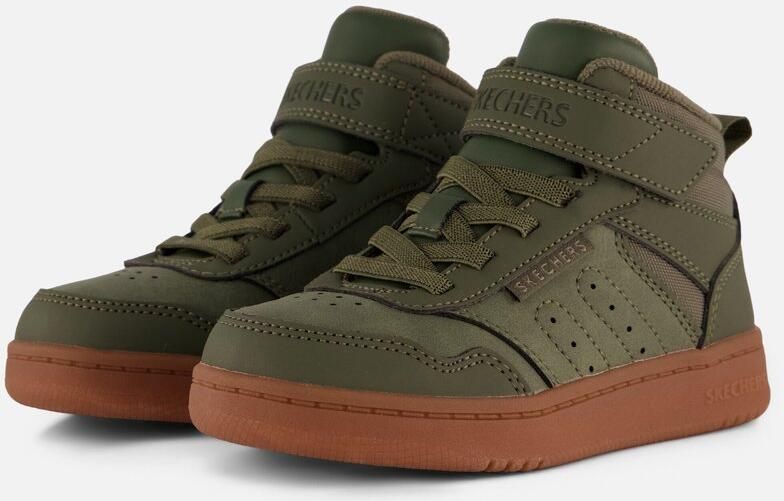 Skechers Quick street veterboots groen Kinderschoenen