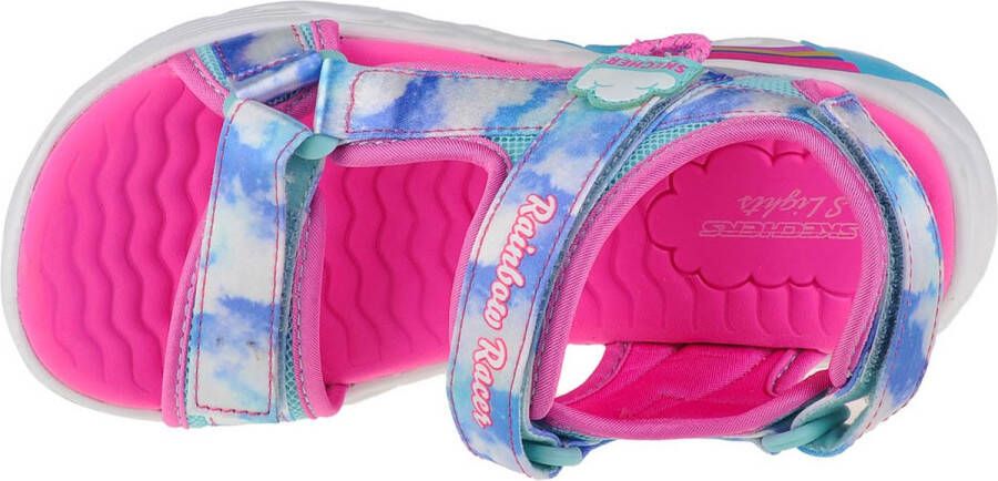 Skechers Rainbow Racer Sandal-Summer Sky 302975L-BLU voor meisje Blauw Sandalen - Foto 15