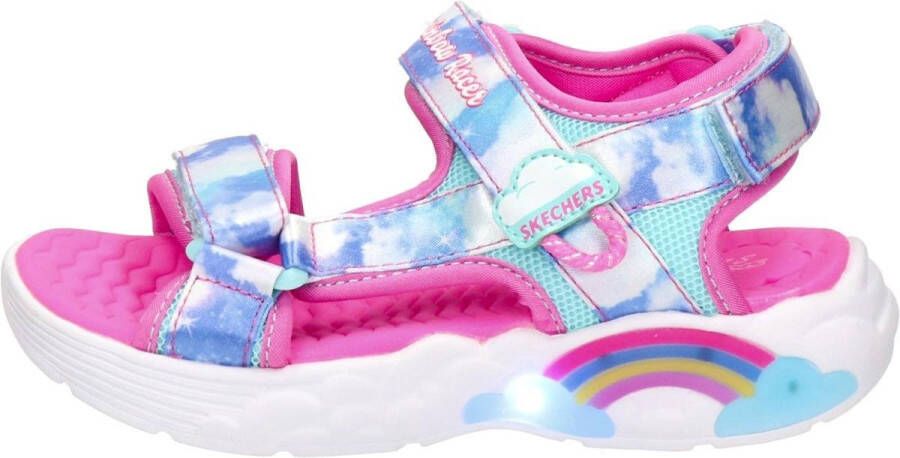 Skechers Rainbow Racer Sandal-Summer Sky 302975L-BLU voor meisje Blauw Sandalen - Foto 9