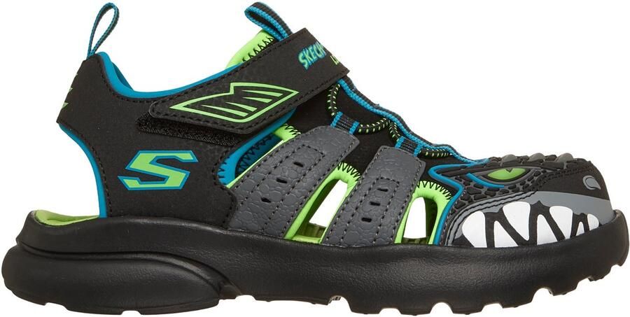 Skechers RAZOR SPLASH-RAPTOR QUEST Jongens Sandalen Zwart