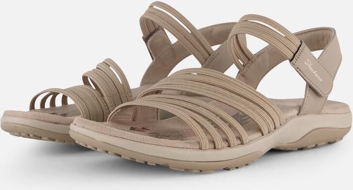 Skechers Reggae Slim Coffee dames sandalen beige Extra comfort Memory Foam