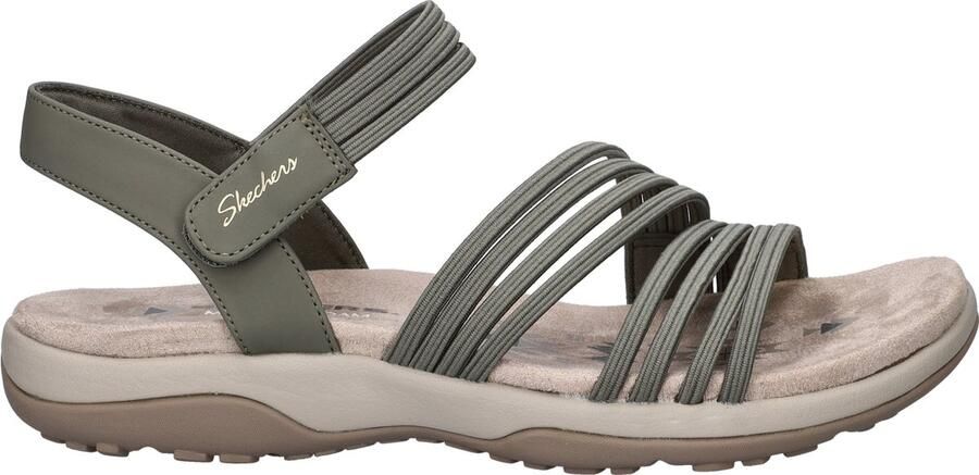 Skechers Reggae Slim dames sandaal Donkergroen