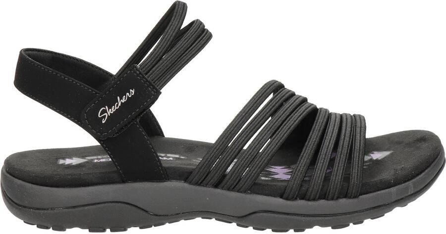 Skechers Reggae Slim dames sandaal Zwart