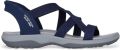 Skechers Slip-ins Reggae Slim Stretch Flex Dames Sandalen Navy - Blauw