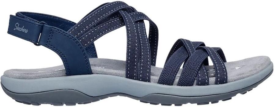 Skechers Reggae Slim Summer Getaway Sandalen Blauw Vrouw