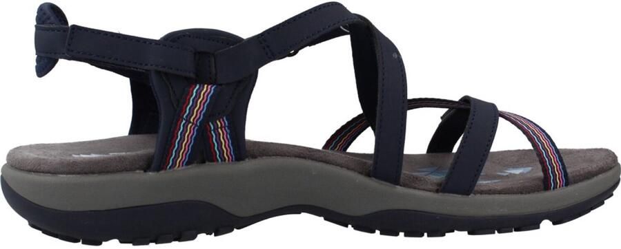 Skechers Reggae Slim Sun Array damessandaal blauw