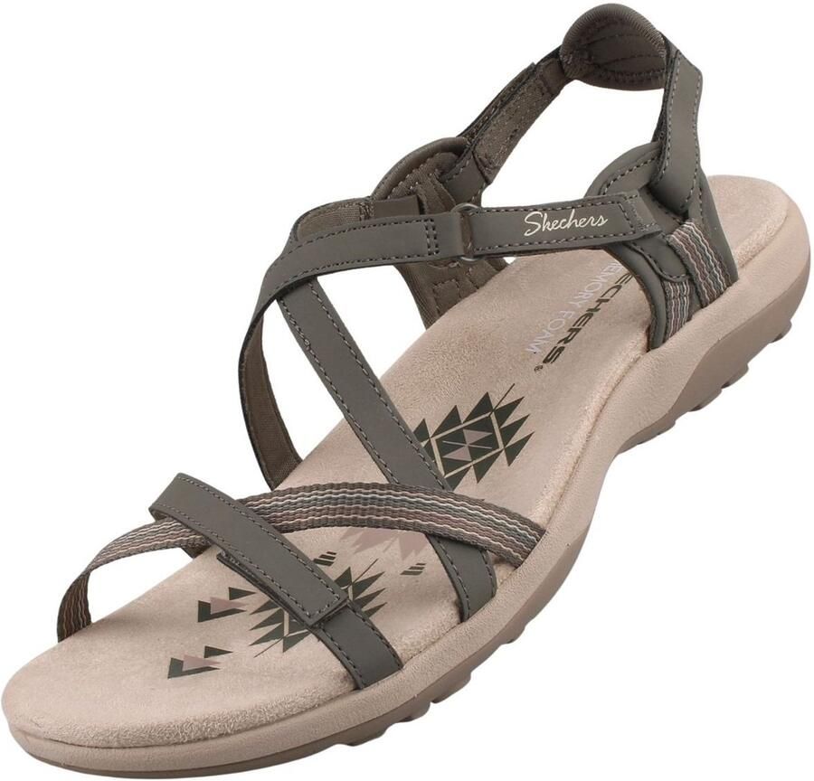 Skechers Reggae Slim Sun Array damessandaal groen