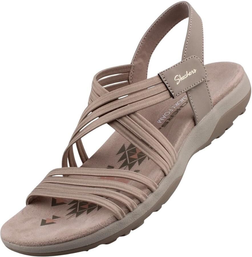 Skechers Reggae Slim Sunnyside 2.0 damessandaal Beige
