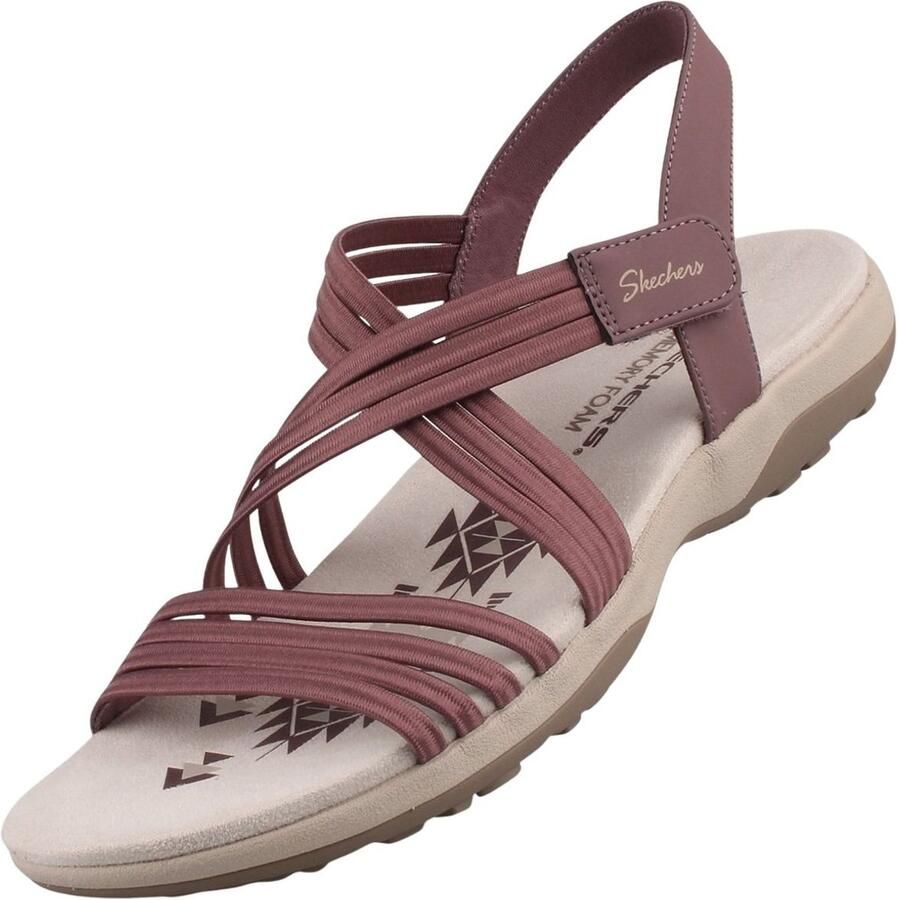 Skechers Reggae Slim Sunnyside 2.0 damessandaal paars (Mauve)