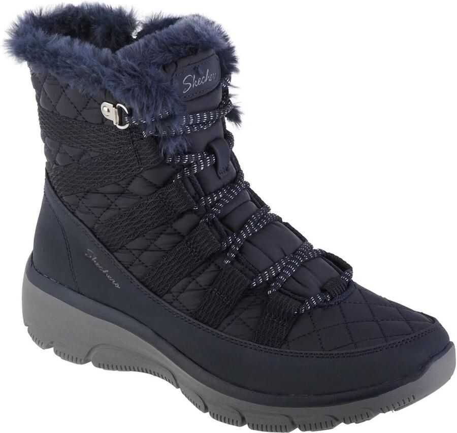 Skechers Relaxed Fit Easy Going Moro Street 167204-NVY Vrouwen Marineblauw Laarzen Sneeuw