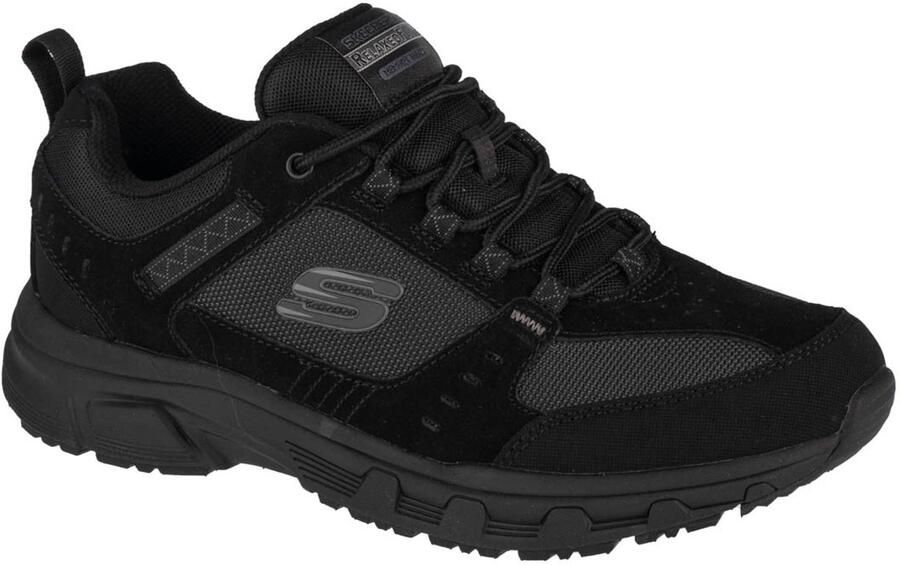 Skechers Oak Canyon 51893-BBK Mannen Zwart Trekkingschoenen Sportschoenen - Foto 2