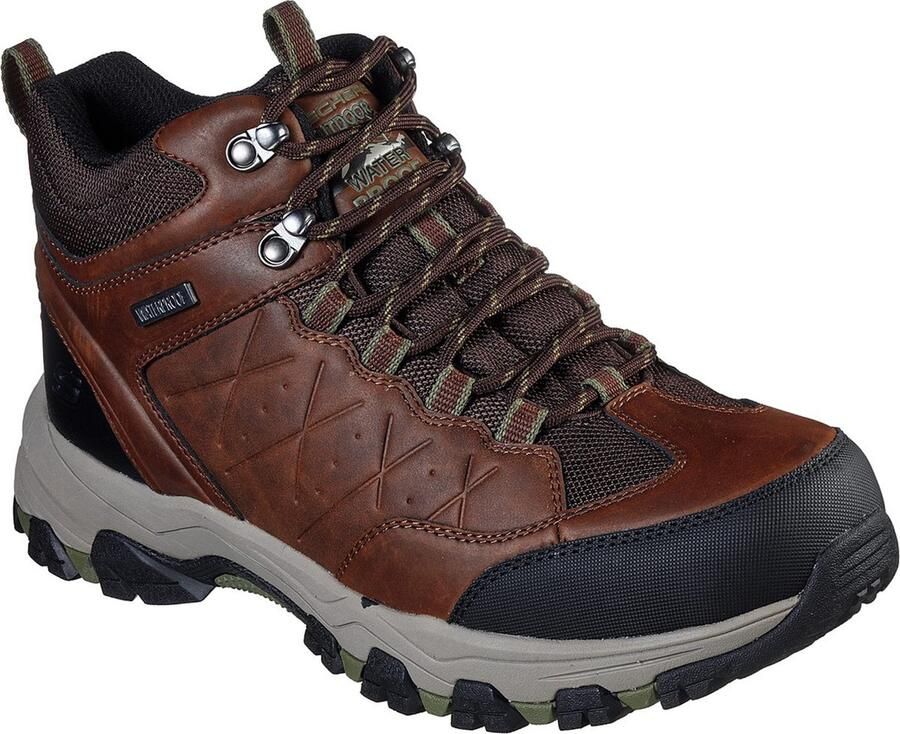Skechers RELAXED FIT SELMEN TELAGO outdoor tracking-wandelsneakers voor heren bruin - Foto 2