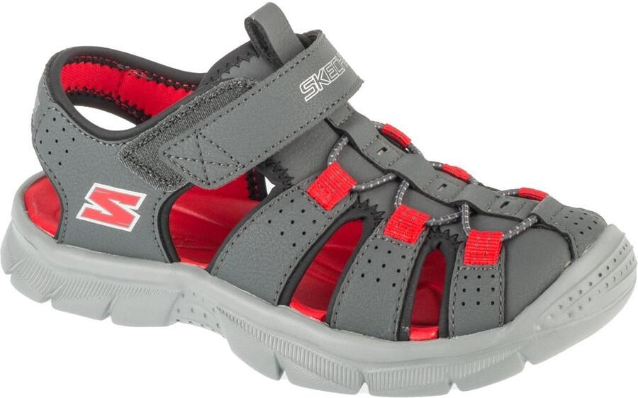 Skechers Relix Sandal 406521L-CCRD voor een jongen Grijs Sandalen