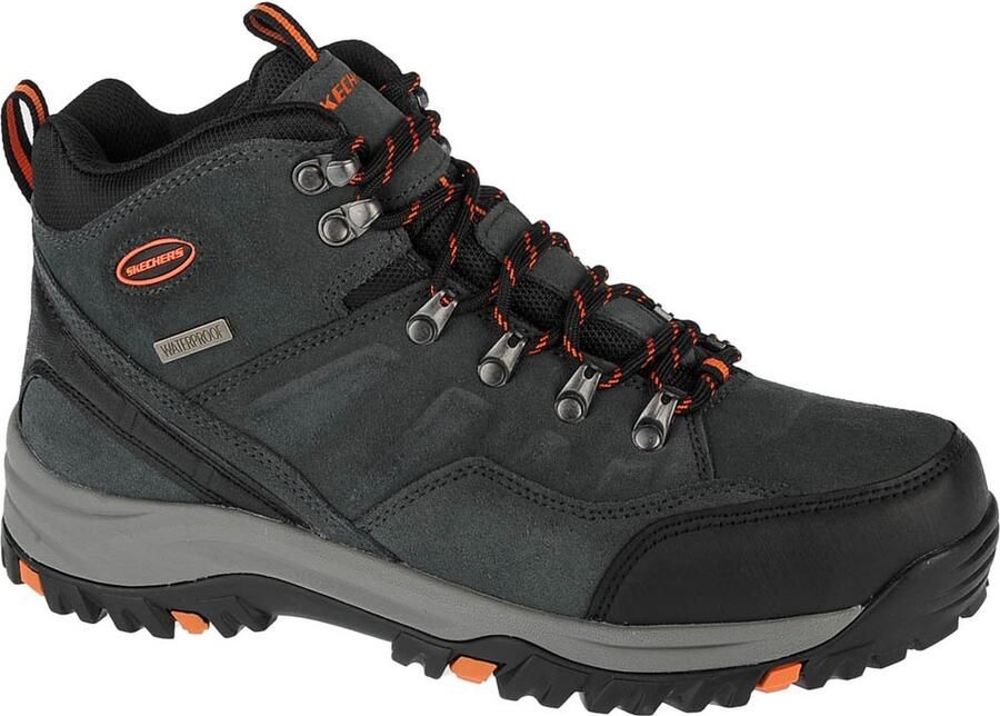 Skechers Relment-Pelmo 64869-GRY Mannen Grijs Trekkingschoenen Laarzen