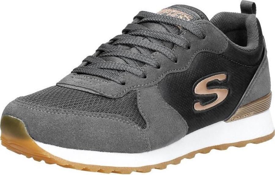 Skechers Sneakers GoldN Gurl Vrijetijdsschoen halfschoen veterschoen met air-cooled memory foam