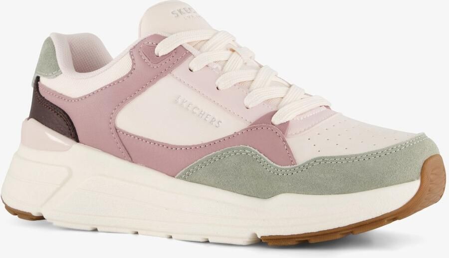 Skechers Rovina Lite dames sneakers beige roze Extra comfort Memory Foam