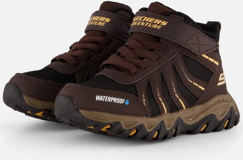 Skechers RUGGED RANGER STORM TRAIL Jongens Wandelschoenen Zwart Bruin Geel